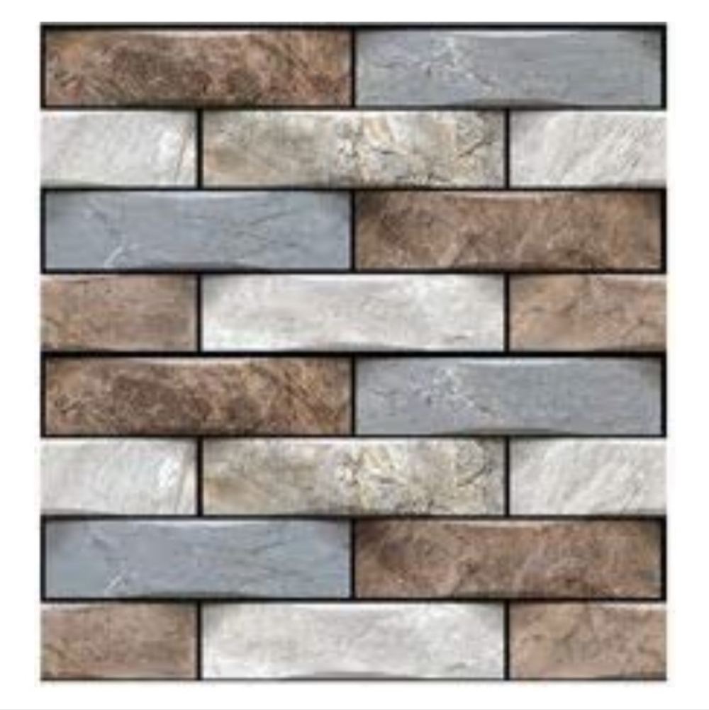 Wall Tiles: 3D Plastic Vinyl Decals